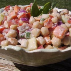 Super Easy Chickpea Salad recipe