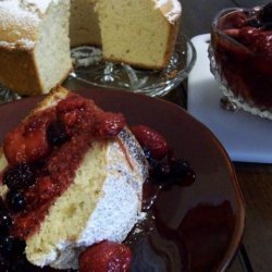 Bundt Cheese Cake With Strawberry Sauce recipe