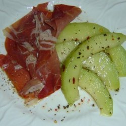 Prosciutto With Marinated Melon recipe