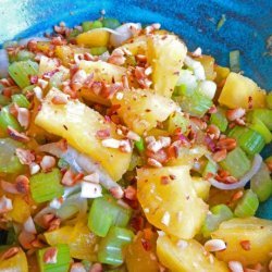 Indonesian Pineapple and Celery Salad - Selada Nanas recipe