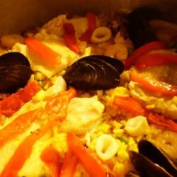 Seafood Paella (Avec Eric) recipe