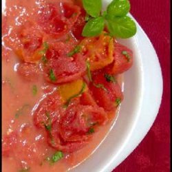 Evelyn's Fried Red Tomatoes recipe