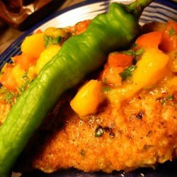 Brazilian Chicken Cutlets With Raw Tropical Sauce recipe