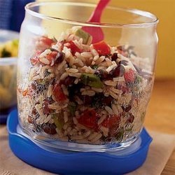 Cuban Beans and Rice Salad recipe