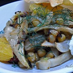 Roasted Fennel With Chickpeas recipe
