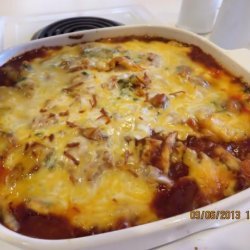 Delicious Enchilada Layered Dish recipe