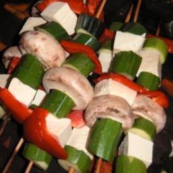 Healthy Vegetable Tofu Kebabs recipe