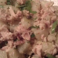 Potato and Tuna Salad With Capers and Dijon Dressing recipe