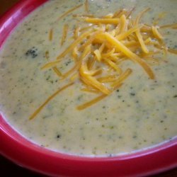 Creamy Broccoli and Cheddar Soup recipe