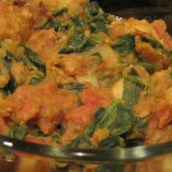 Simple Sag Aloo (Indian Potato and Spinach) recipe