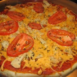 Vegetarian Chicken Pizza recipe