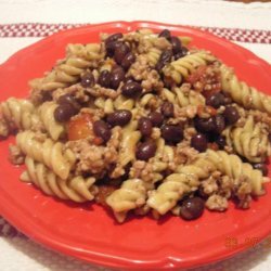Black Bean and Pasta Skillet recipe