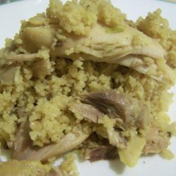 Moroccan Chicken With Sweet Couscous recipe