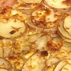 Upside Down Potato & Onion Tart recipe