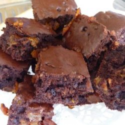 Chocolate and Apricot Brownies recipe