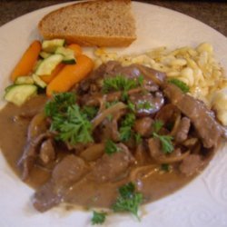 Beef Stroganoff from the 70's recipe