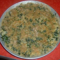 Spinach and Shells Pie recipe