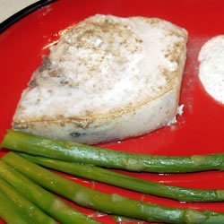 Lemon Thyme Swordfish with Asparagus recipe