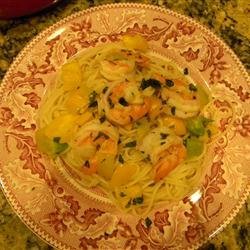 Clover's Shrimp and Basil recipe