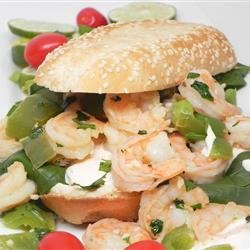 Saba's Shrimp Sandwiches recipe