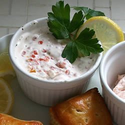 Swedish Sour Cream and Caviar Sauce for Salmon recipe