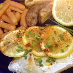 Cod with Lemon, Garlic, and Chives recipe
