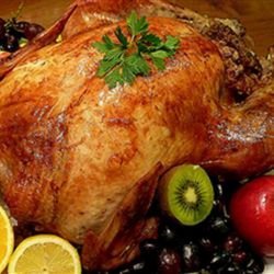 Roast Turkey With Tasty Chestnut Stuffing recipe