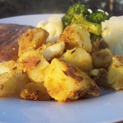 Masale Aaloo (Spice Potatoes) recipe