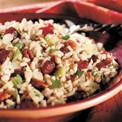 Cranberry Pecan Brown Rice Stuffing recipe