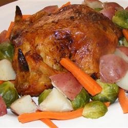 Simple Whole Roasted Chicken recipe