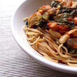 Penne Pasta with Cannellini Beans and Escarole recipe