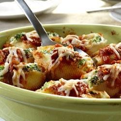 Broccoli and Cheese Stuffed Shells recipe