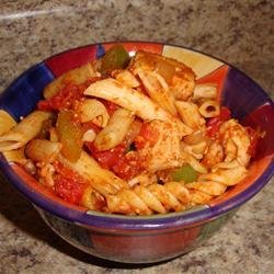 Quick and Easy Chicken and Tomato Pasta recipe