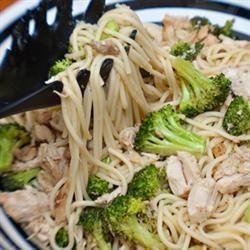 Spaghetti with Broccoli and Chicken recipe