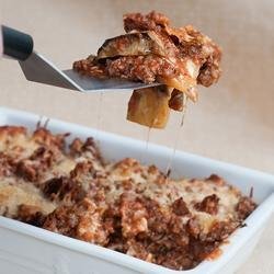 Eggplant and Ground Beef Lasagna recipe