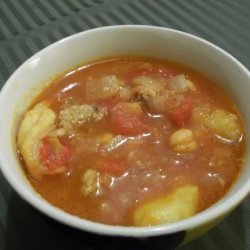 Chorizo, Chickpea & Banana Stew recipe