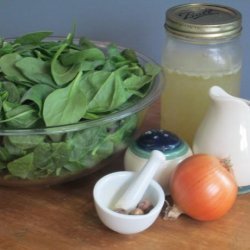 Creamed Fresh Spinach recipe