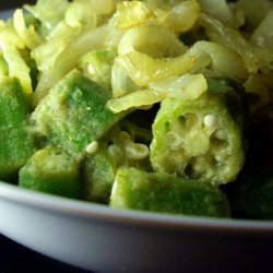 Okra  With Green Chilli recipe