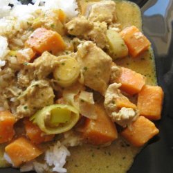 Yellow Curry Chicken and Sweet Potatoes recipe