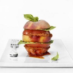 Tomato Peach Towers recipe