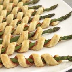 Asparagus Ham Spirals recipe