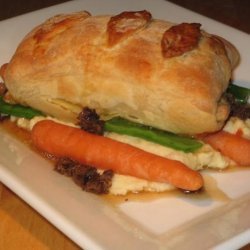 Individual Lamb Wellington Parcels With a Madeira Sauce recipe
