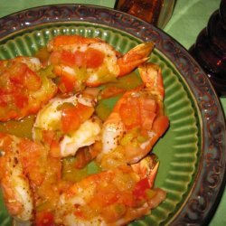 Shrimp With Gazpacho Vinaigrette recipe