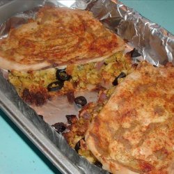 Chicken Breast with Black Olive Stuffing recipe