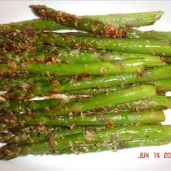 Easy and Quick Sesame Asparagus recipe
