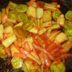 Catalina Peppers, Onions & Tomatoes recipe