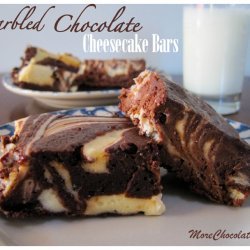 Marbled Chocolate Cheesecake Bars recipe