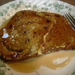 Raisin Bread French Toast for One (Dairy Free) recipe