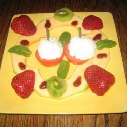 Cottage Cheese and Fresh Fruit Plate recipe