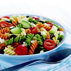 Feta and Vegetable Rotini Salad recipe